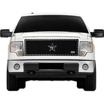 RBP RX-5 Halo Series Studded Frame 1pc. Grille 09-14 Ford F-150 (Except Harley Edition) - Black