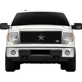 RBP RX-5 Halo Series Studded Frame 1pc. Grille 09-14 Ford F-150 (Except Harley Edition) - Black