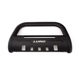 Lund 07-17 Jeep Wrangler Bull Bar w/Light & Wiring - Black