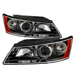 Xtune Hyndai Sonata 2006-2008 OEM Style Headlights Black HD-JH-HYSON06-BK