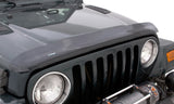 Lund 07-17 Jeep Wrangler Interceptor Hood Shield - Smoke