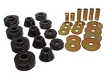 Energy Suspension 73-80 GM 1/2 Ton C-10/C1500 Pick Up 2WD Black Body (Cab) Mount Set