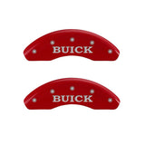 MGP 4 Caliper Covers Engraved Front Buick Rear Red Finish Silver Char 2002 Buick LeSabre