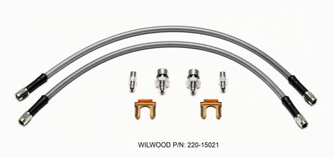 Wilwood Flexline Kit 18 inch -3 3/8-24 IF 1/8 NPT Straight