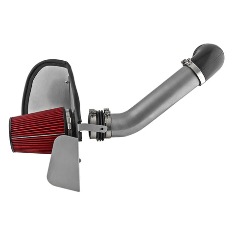 Xtune Cadillac Escalade 07-08 6.2L V8 Intake ( w/Heat Shield Red Filter ) Gray IN-HS-CS07V8-48-GY