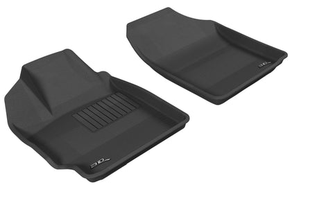 3D MAXpider 2007-2011 Toyota/Scion Yaris/XD Kagu 1st Row Floormat - Gray