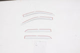 AVS 15-18 Dodge RAM 1500 Crew Cab Ventvisor Color Match Window Deflectors 4pc - Bright White CC