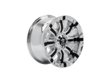 RBP 94R 17x9.0 8x170 BP / 5 BS 0mm Offset 129mm CB (Hub Centric) Chrome w/Black Inserts Wheel