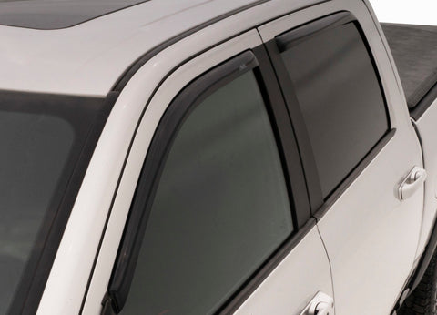 AVS 22-23 Toyota Tundra CC/CrewMax In-Channel Ventvisor Front & Rear Window Deflectors 4pc - Smoke