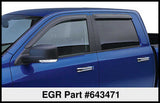 EGR 15+ Ford F150 Super Cab 15+ Tape-On Window Visors - Set of 4