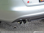 AWE Tuning Audi B8 / B8.5 S4 3.0T Track Edition Exhaust - Chrome Silver Tips (90mm)