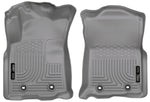 Husky Liners 2018 Toyota Tacoma Double Cab WeatherBeater Grey Front Floor Liners