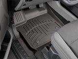 WeatherTech 2017+ Ford F-250/F-350/F-450/F-550 SuperCab/SuperCrew Front 3D Floor Mats - Cocoa