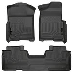 Husky Liners 09-12 Ford F-150 Super Cab WeatherBeater Combo Black Floor Liners