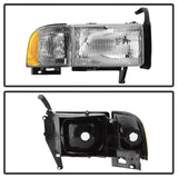 xTune 94-01 Dodge Ram 1500 (Excl Sport) OEM Style Headlight w/Corner - OEM Right (HD-JH-DR94-OE-R)