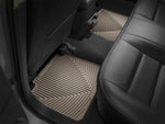 WeatherTech 14+ Chevrolet Silverado Front Rubber Mats - Tan