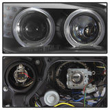 Spyder 08-10 BMW 5-Series E60 (HID Models Only) Projector Headlights - Black PRO-YD-BMWE6008-HID-BK