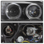 Spyder 08-10 BMW 5-Series E60 w/AFS HID Projector Headlights - Black (PRO-YD-BMWE6008-AFSHID-BK)