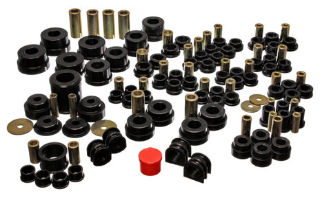 Energy Suspension 02-09 Nissan 350Z / 03-07 Infinity G35 Coupe Black Hyper-Flex Master Bushing Set