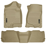 Husky Liners 07-13 GM Escalade/Suburban/Yukon WeatherBeater Tan Front & 2nd Seat Floor Liners