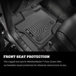 Husky Liners 15-22 Ford F-150 SuperCrew Weatherbeater Black Front & 2nd Seat Floor Liners