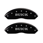 MGP 4 Caliper Covers Engraved Front Buick Rear Black Finish Silver Char 2017 Buick Envision