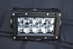 DV8 Offroad Chrome Series 5in Light Bar 24W Flood/Spot 3W LED