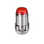 McGard SplineDrive Lug Nut (Cone Seat) 1/2-20 / 1.60in. Length (Box of 50) - Red Cap (Req. Tool)