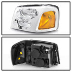 xTune 02-09 GMC Envoy OEM Style Headlights - Chrome (HD-JH-GEN02-AM-C)