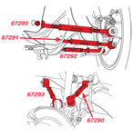 SPC Performance Honda/Acura Rear Adjustable Arms (Set of 5)