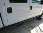 RBP RX-7 Step Bars 99-16 F250/350/450/550 Super Duty Crew Cab 6.75ft. Box - Black