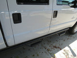 RBP RX-7 Step Bars 99-16 F250/350/450/550 Super Duty Crew Cab 6.75ft. Box - Black