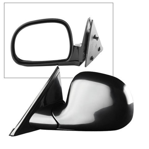 Xtune Chevy S10/Blazer 94-02 OE Mirror Black Painted Manual Left MIR-08039-222-M-L