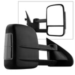 Xtune Chevy Silverado 14-15 Heated Smoke LED Signal Telescoping Mirror Right MIR-CSIL14S-PWH-SM-R