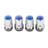 McGard SplineDrive Lug Nut (Cone Seat) M12X1.25 / 1.24in. Length (4-Pack) - Blue Cap (Req. Tool)