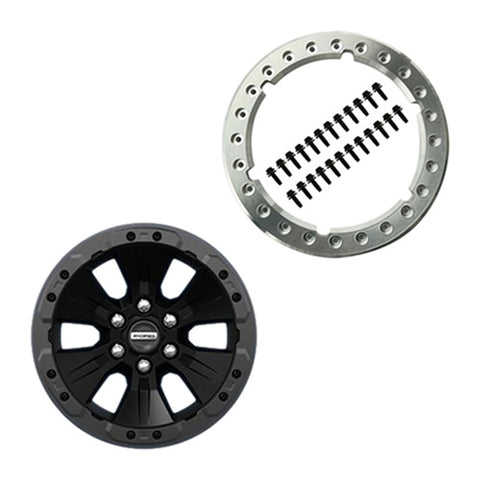 Ford Racing 2017 F-150 Raptor Bead-Lock Wheel Kit 17inx8.5in 6-lug 135mm Bolt Circle 34mm Offset