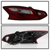 xTune 16-18 Nissan Altima 4DR OEM Tail Light - Red Smoke (ALT-JH-NA16-4D-RSM)