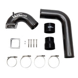 Wehrli 03-07 Dodge 5.9L Cummins 3.5in Horn & Driver Side Intercooler Pipe Kit - Metal Candy Red