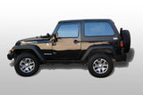 DV8 Offroad 07-18 Jeep Wrangler JK 2 Piece Fast Back Hard Top 2 Door