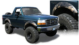 Bushwacker 92-96 Ford F-150 Styleside Extend-A-Fender Style Flares 4pc 81.0/96.0in Bed - Black