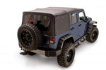 Lund 07-17 Jeep Wrangler RX-Rivet Smooth Elite Series Fender Flares w/SS Bolts - Black (4 Pc.)