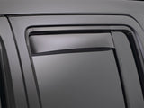 WeatherTech 04-08 Ford F150 Super Cab Rear Side Window Deflectors - Dark Smoke