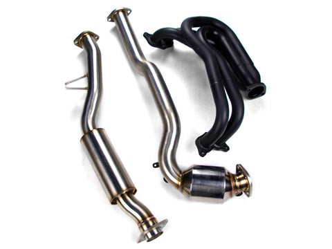 AVO 2018 Subaru Crosstrek (FB20) Ceramic Coated Headers/Front Cat Pipe w/ Resonator Pipe