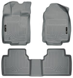 Husky Liners 10-12 Ford Fusion/Lincoln MKZ (FWD) WeatherBeater Combo Gray Floor Liners