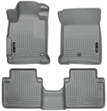 Husky Liners 2013 Honda Accord WeatherBeater Grey Front & 2nd Seat Floor Liners (4-Door Sedan Only)