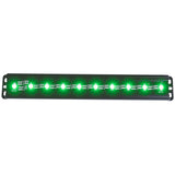 ANZO Universal 12in Slimline LED Light Bar (Green)