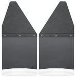 Husky Liners GM 99-16 Silverado/Sierra 12in W Black Top SS Weight Kick Back Front Mud Flaps