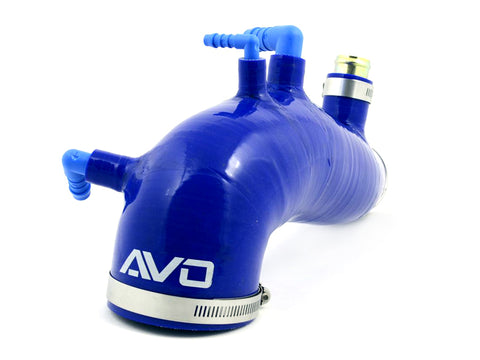 AVO Induction Blue Silicone Turbo Inlet - 2008+ Subaru STI