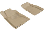 3D MAXpider 2005-2009 Ford Mustang Kagu 1st Row Floormat - Tan