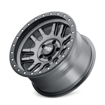 Dirty Life 9309 Canyon Pro 17x9/5x127 BP/-38mm Offset/71.5mm Hub Satin Graphite Wheel - Beadlock